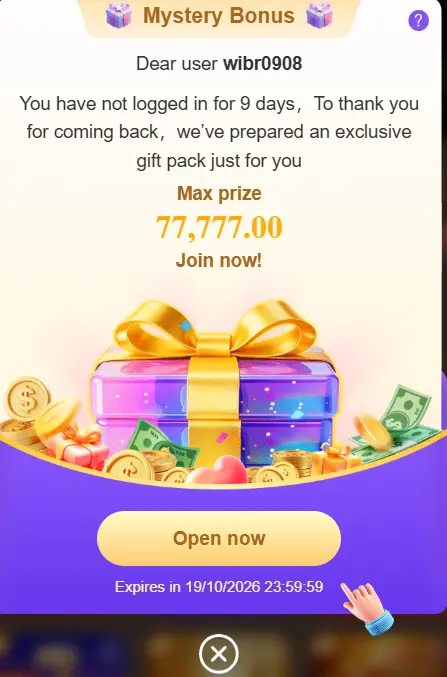 HC777 Game Welcome Bonus